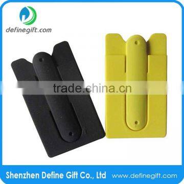 silicone credit card holder with stand