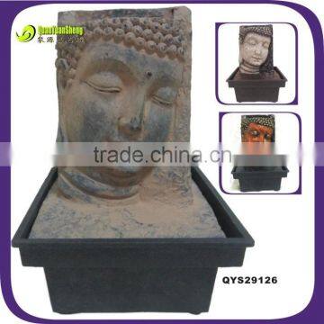 In Stock !Cheap!Resin fake stone mini tabletop budda water fountain