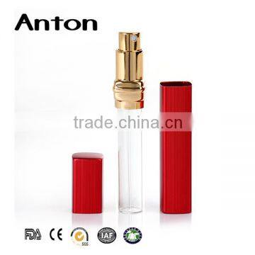 1/3 oz 10ml refillable perfume atomizer mini spray empty aluminum glass bottles vial