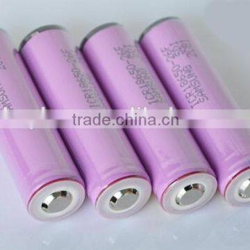 OEM 3000mAh 3.7v Rechargeable 18650 lithium convex anode battery