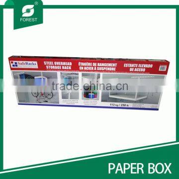 BIG PRINTING CARTON FOR HEAVY STEEL OVERHEAD STORAGE RACKS