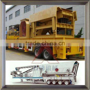 China Manufacturer Supplies Complete Set of Flexible Small Mobile Crusher Plant