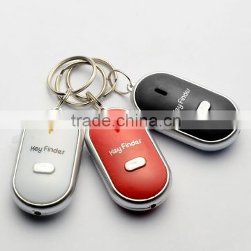 LED Key Finder Locator Find Lost Keys Chain Keychain Whistle Sound Control