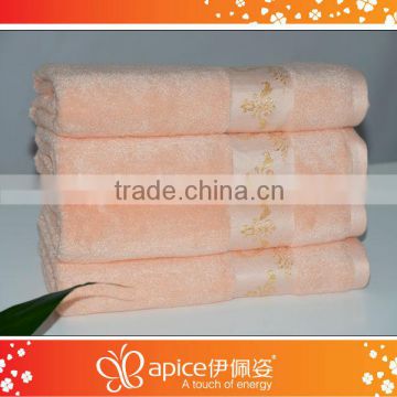 bamboo fiber terry bright colored bath towel/hand towel/face towel