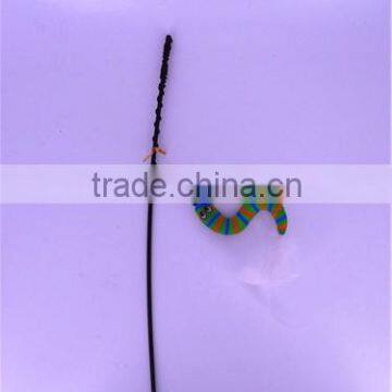 Bug Shape Nature Cat Swing Toys With Sticker Toy Wholesale Cat Toys