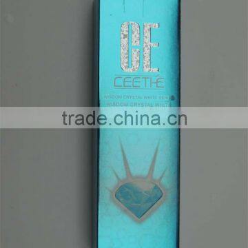 custom paper Cosmetic box packaging with logo embossing