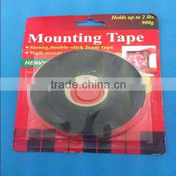 Heavy duty double side mounting tape