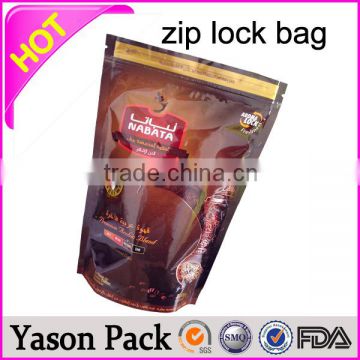 Yason 3 gram bag with zipper and top open zipper top 3 mil ldpe zipper bag/transparent packaging ziplock bags for seeds