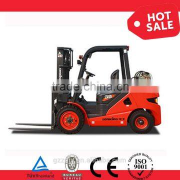 LPG/gasoline fork lift, 3Ton fork lift,nissan engine