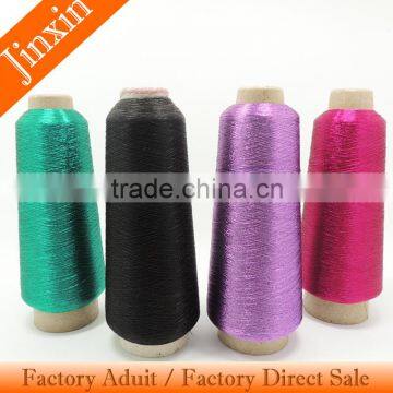 mx type metallic thread yarn for knitting & embroidery