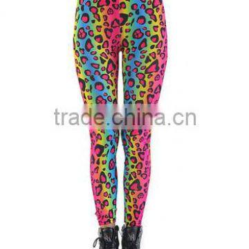 Color Full Leopard Sexy Ladies Outer Wear Legging Ci-69