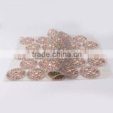 YIWU Xiumao Factory Rhinestone Trimming Mesh Supplier Aluminium Mesh Rhinestone photo-2