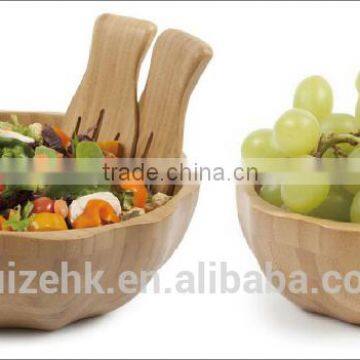 Bamboo Salad Bowls set