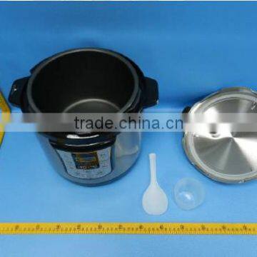 SAA 6L 1000W Basic Cheap 4 Digital Display Stainless Steel Housing Electric 8 Cooking Functions Electric Pressure Cooker photo-3