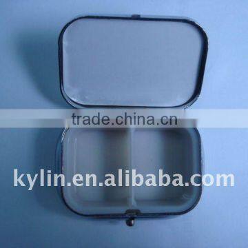 Metal pill box