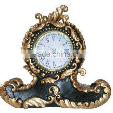 High quanlity polyresin clock,resin clock,stand up clock