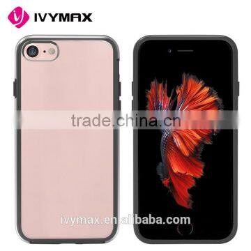 wholesale china factory crystal transparent pc and tpu material bumper phone case for apple iphone 7