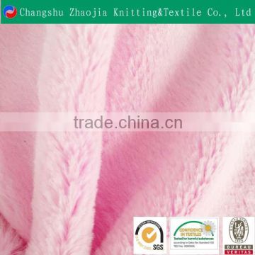 Buy wholesale direct from china 100% polyester weft knitted velboa fabric