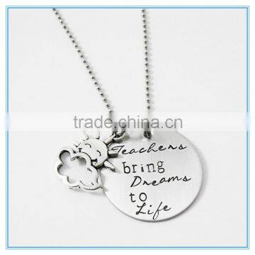 Teachers Bring Dreams to Life Stainless Steel Necklace