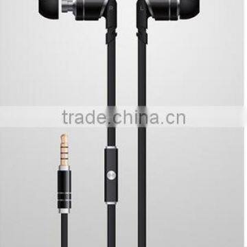 promtional in ear metal earphone earbuds with mic