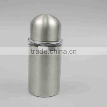 75ml Salt & Pepper Glass Bottle withstainless steel coating