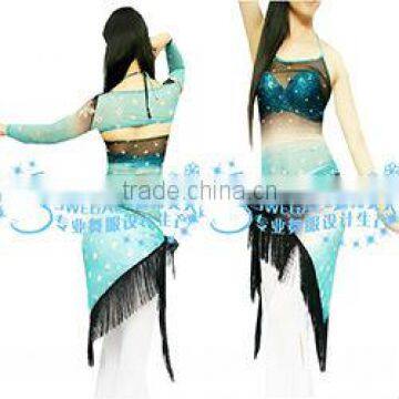 SWEGAL Wholesale Belly dance sexy costume top and belt dance wear SGBDT3