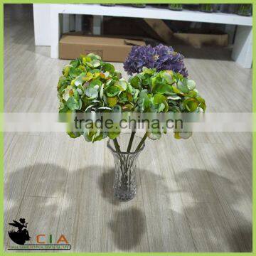 Real Touch Silk Artificial Flowers Hydrangeas , Artificial Wedding Flower