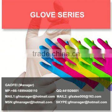 examination latex gloves free powder