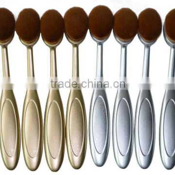 make up custom private color oval tooth shape foundation brush                        
                                                Quality Choice