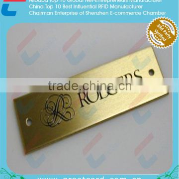 Brass Furniture plate with adhesive , Metal labels                        
                                                Quality Choice