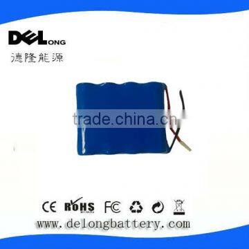 factory price hotselling 10400mah 18650 battery pack 3.7v