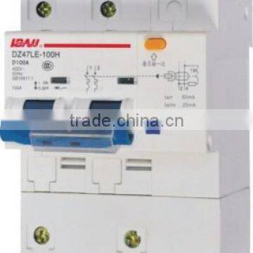 DZ47LE-100 2P, Earth leakage circuit breaker, Residual Current Circuit Breaker