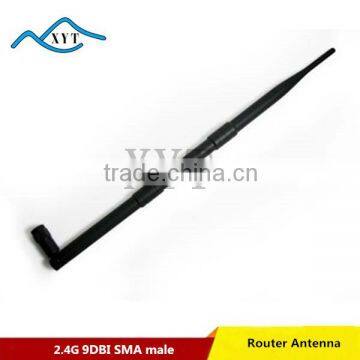 Factory Price 375mm external 2.4g wifi antenna 9db with sma plug