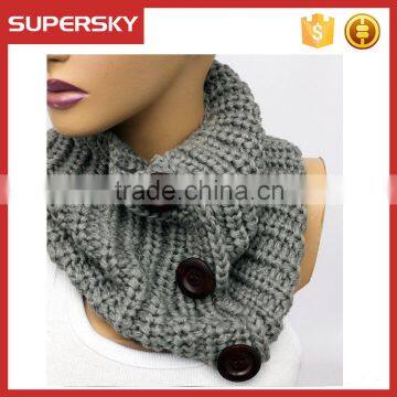 A-55 chunky neck warmer scaves knitted winter neck scarf wool neck warmer