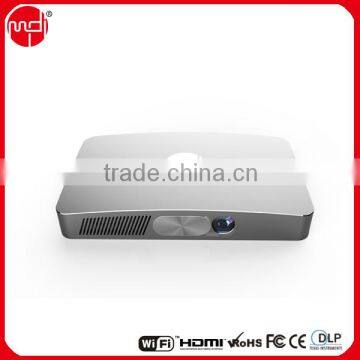 DLP LED 4000mAh Li-ion battery Rechargeable Projector HDMI VGA Android Mobile Projector