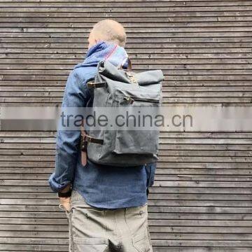 Custom Hot Sale and High Quality Waxed Canvas Backpack Quality Choice