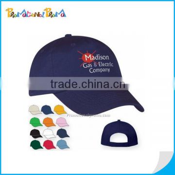 100% Cotton Baseball Cap with embroidering logo