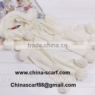 Sphere wool winter scarves wholesale