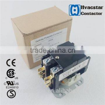 Definite Purpose Air Conditioning Contactor 2Pole 40Amp 24VAC Hot Sale 2016