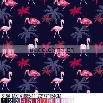 Cartoon Bird Printed 80 Nylon 20 Spandex Fabric for Swimwear photo-3