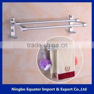 Metal modern round hotel Double 40cm Towel Bars Bathroom Accessories towel rack