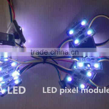 36mm Square 12V Digital RGB Addressable LED Pixels Modules (Strand of 20) - WS2801
