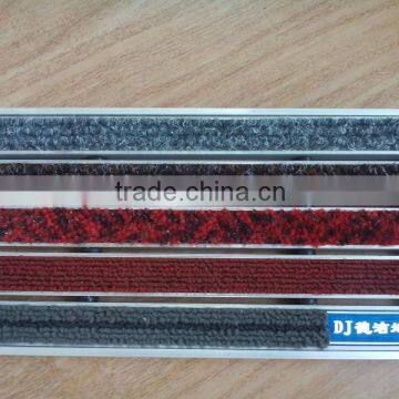 aluminum entrance mat with Vebe/Lombok carpet