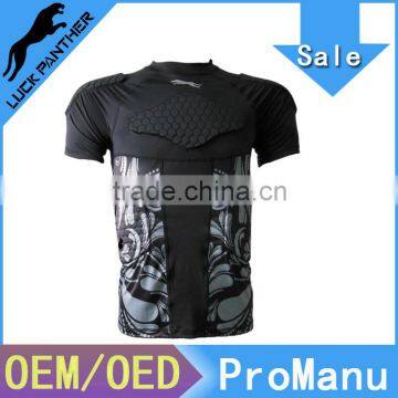 Sublimation Soccer Compression Padding Jerseys