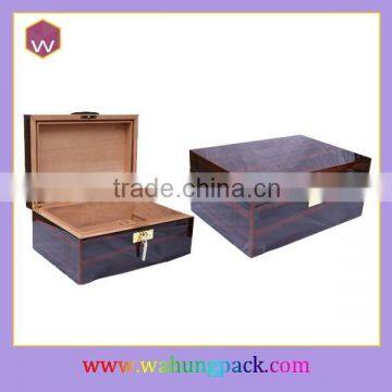 Luxury lacquer cigar packing box case wooden