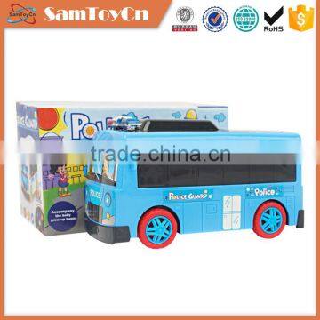 B/O plastic bus toy with music & light