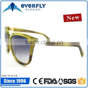 2015 new big frame stylish square acetate sunglasses with blue stone big diamond picture frames