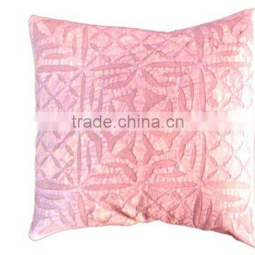 RTHCC-9 Cotton Fabric Beautiful Applique Cutwork Designer Square cushion covers home Furnishing Manufacturer and Exporter