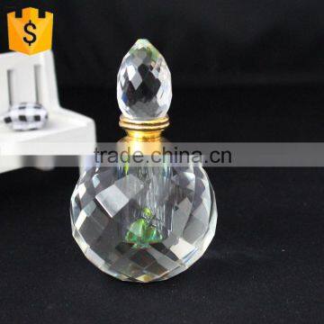 mini round shape crystal perfume bottle