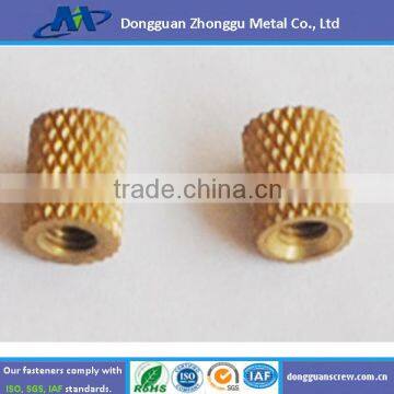 M5 Round Brass Diamond Knurling Inserts, Brass insert nuts